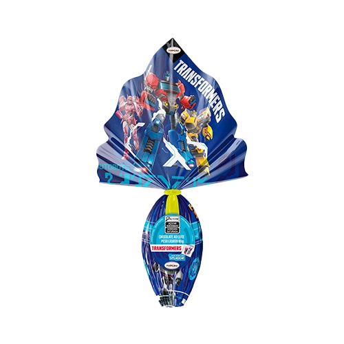 Ovo Pasc Choc Leite Transformers Topcau 90g