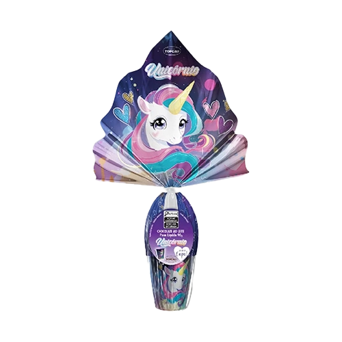 Ovo Pasc Choc Leite Unicornio Topcau 80g