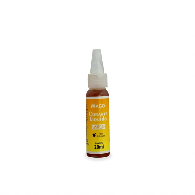 Corante Liquido Amarelo 20g Mago