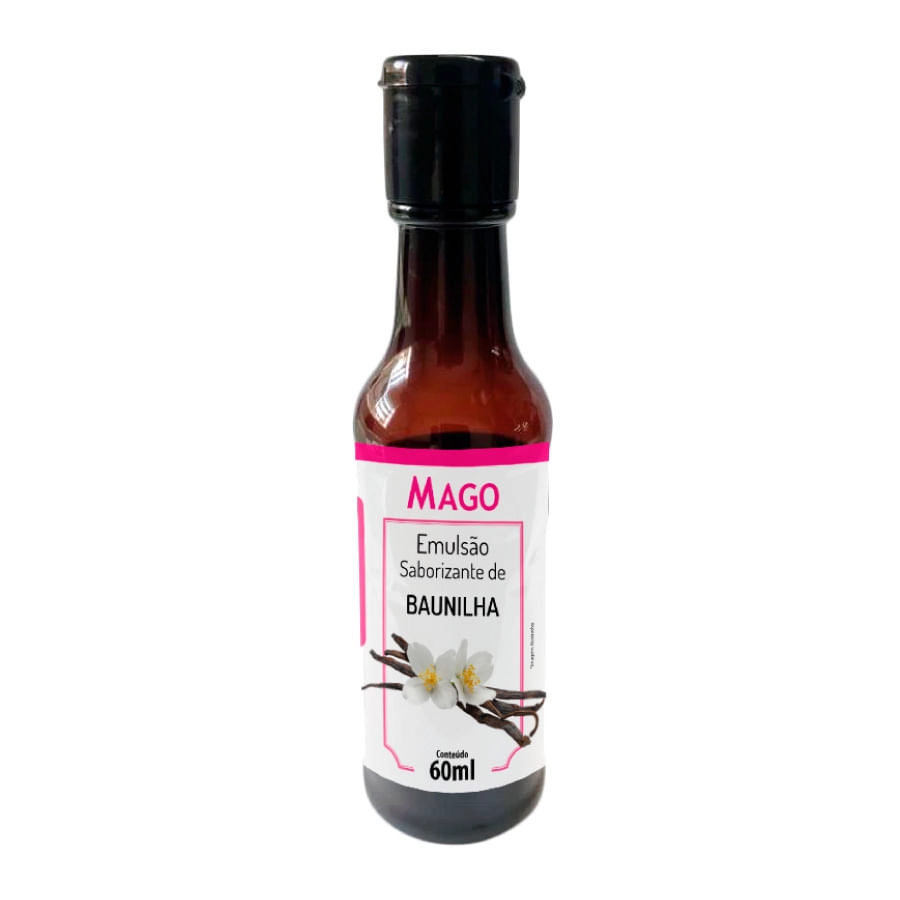 Emulsao Saborizante De Baunilha 60ml Mago