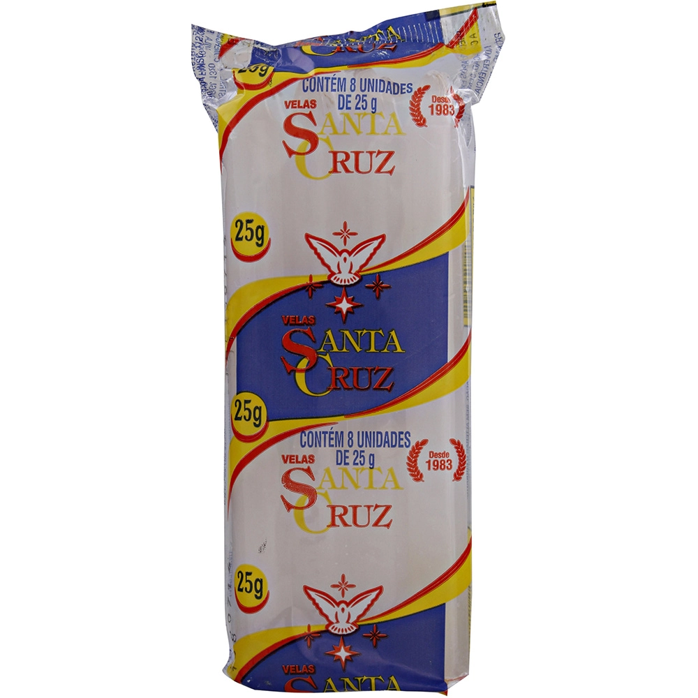 Vela Santa Cruz Branca C/8