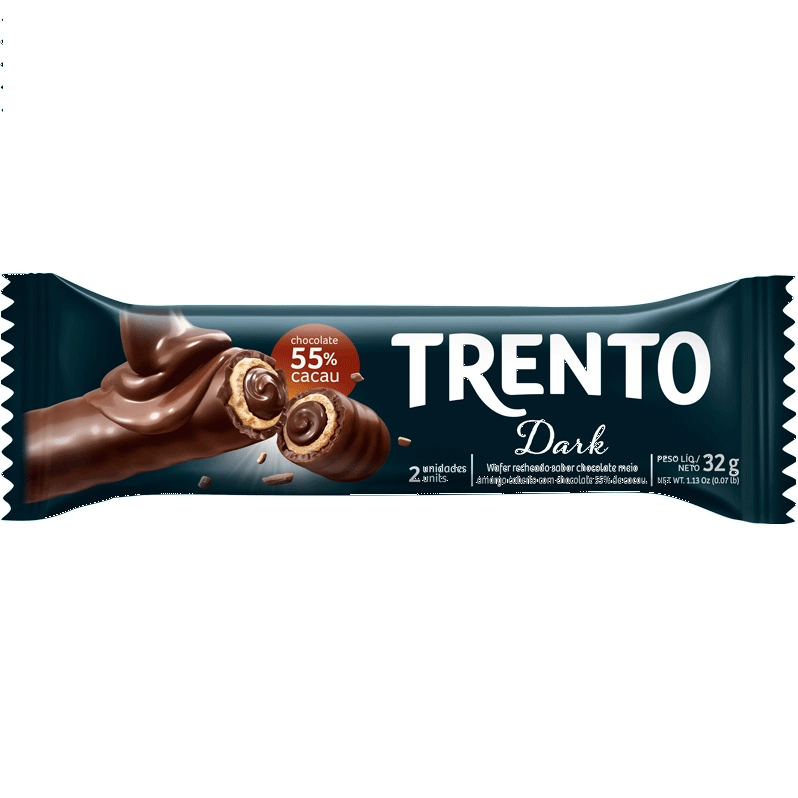 Wafer Dark Trento Pacote 32g