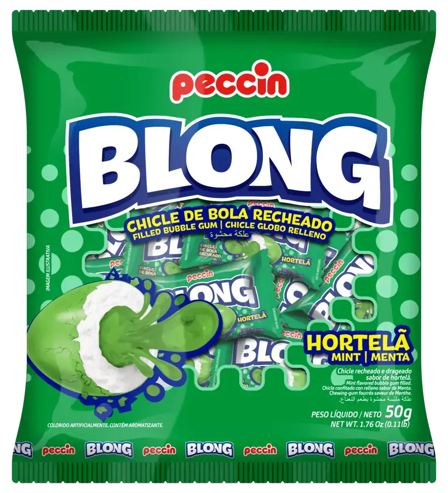 Chicle Peccin 50g Blong Hortela