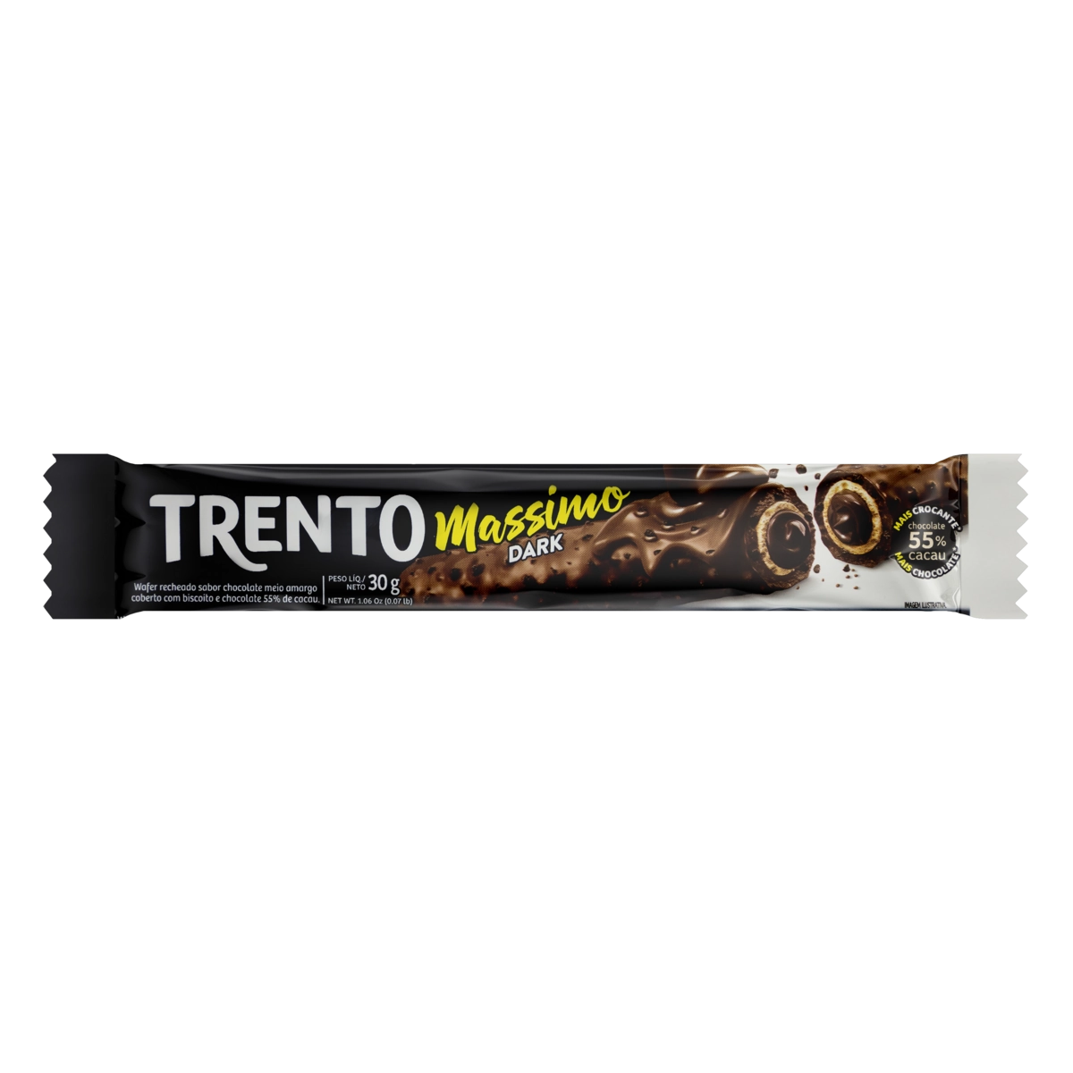 Wafer Dark Trento Massimo Pacote 30g