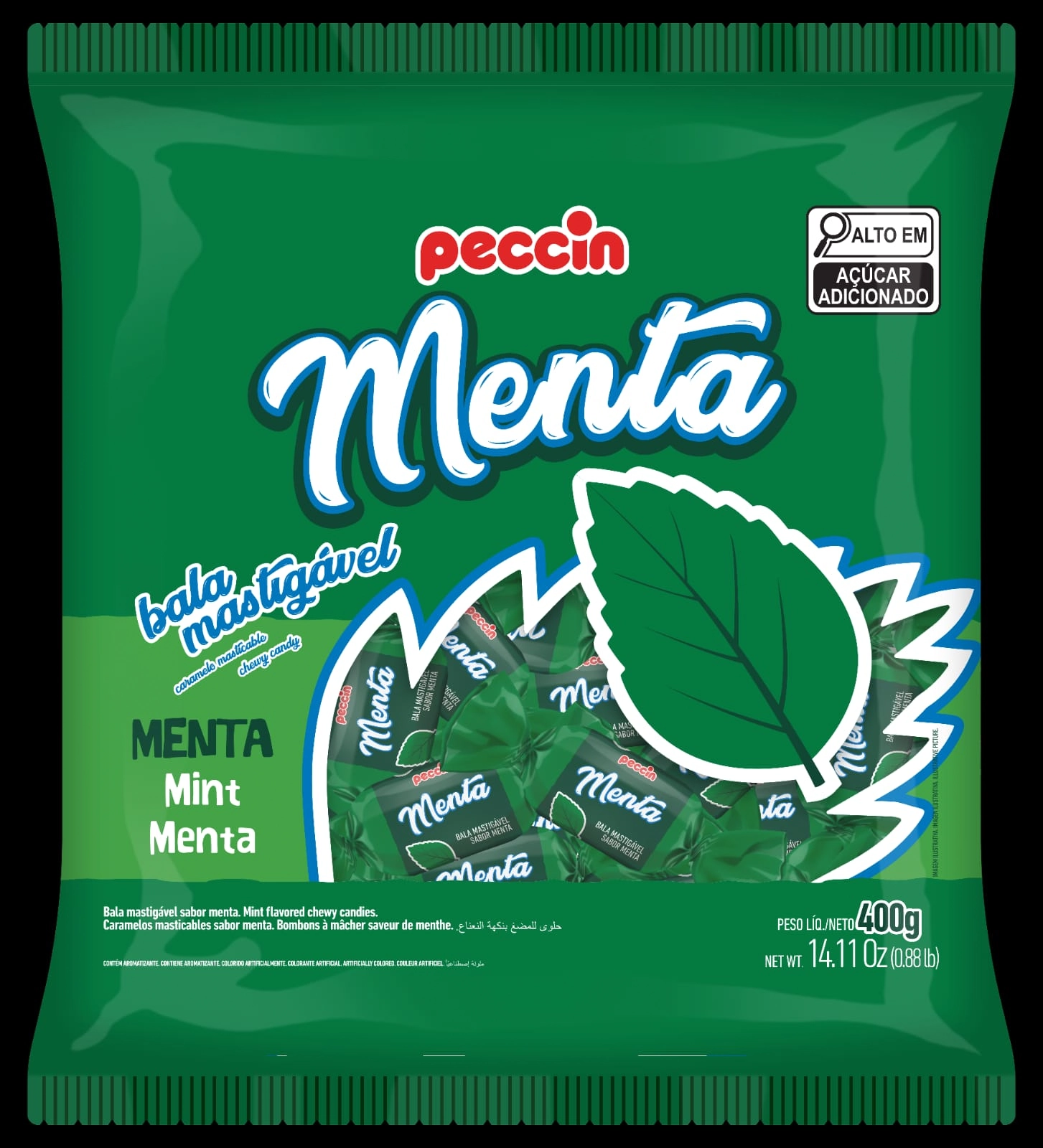 Bala Peccin 400g Sabores