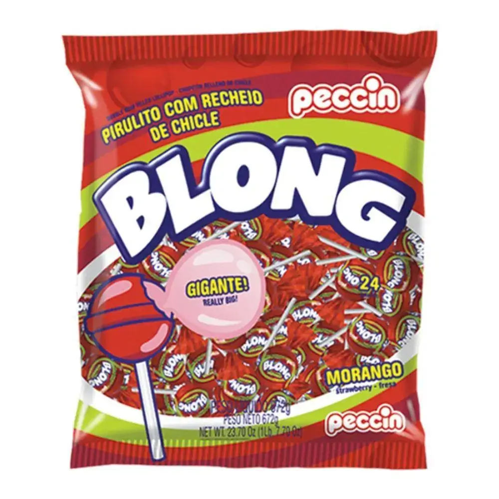 Pirulito Blong 120g Morango Ref 3093