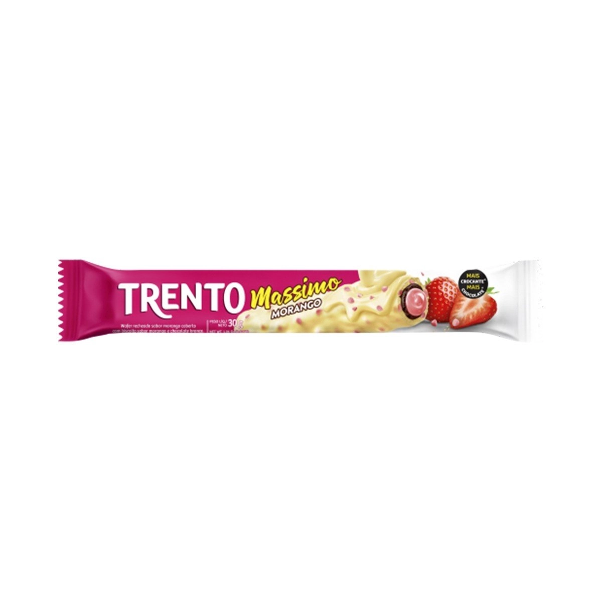Rolinho Wafer Trento 30g Massimo Morango