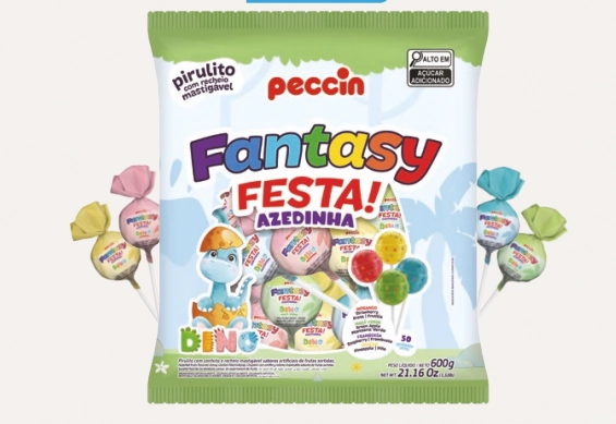 Pirulito Fantasy Festa Azed Sort Peccin 600gr