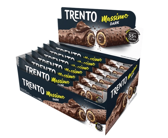 Wafer Dark Trento Massimo Pacote 25g