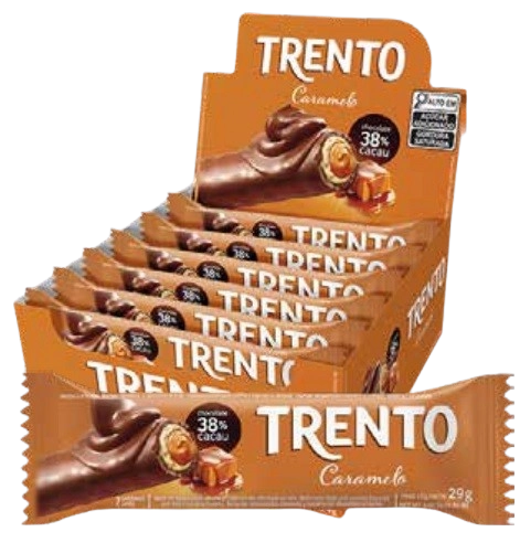 Wafer Caramelo Trento Pacote 29g