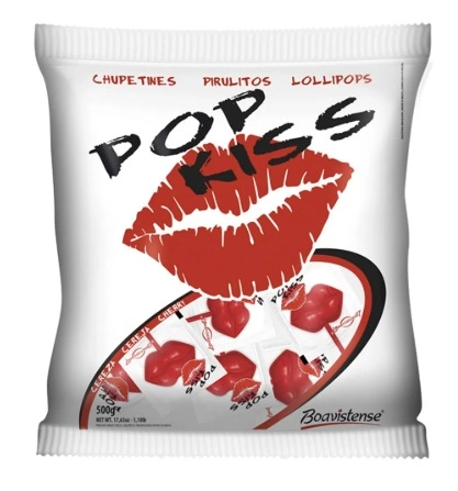 Pirulito Pop Kiss Cereja