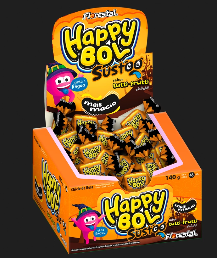 Chicle Happy Bol 140g Sustoo