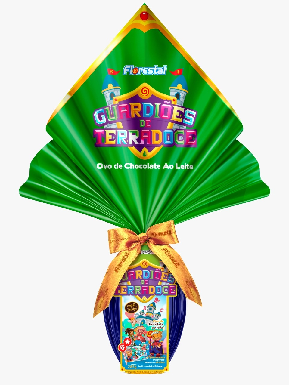 Ovo Pascoa Florestal 285g Guardioes De Terradoce