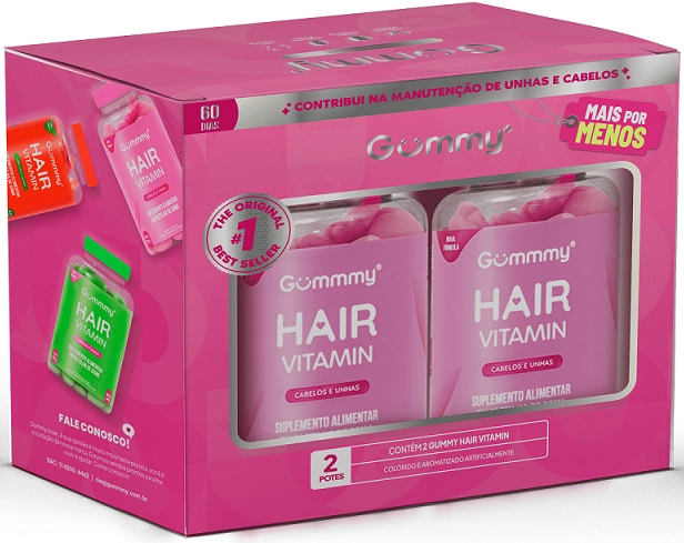 Vitamina Gummy Hair Tut Frut C120 Lpg