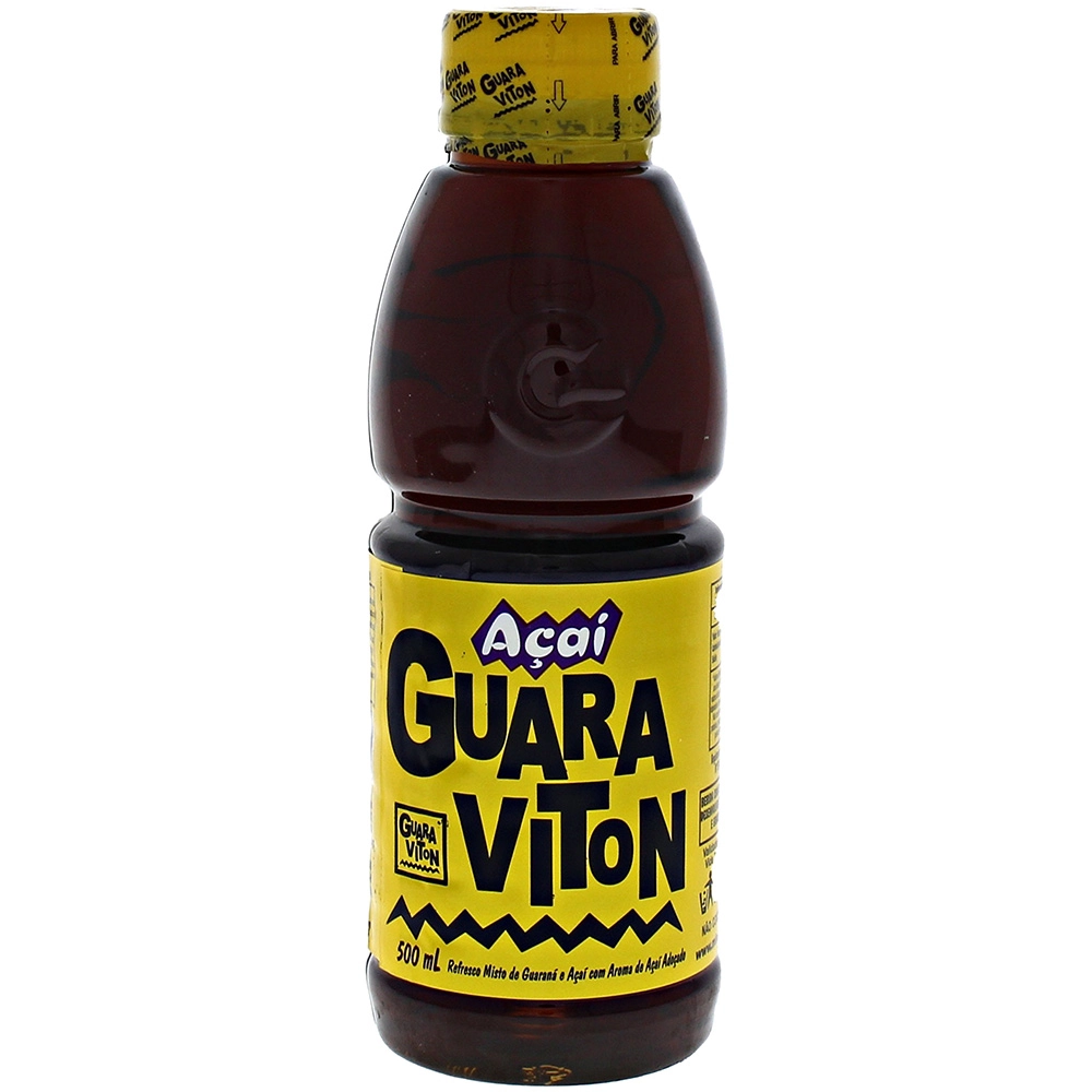 Bebida Adoçada Guaraná E Açaí Guaraviton Garrafa 500ml