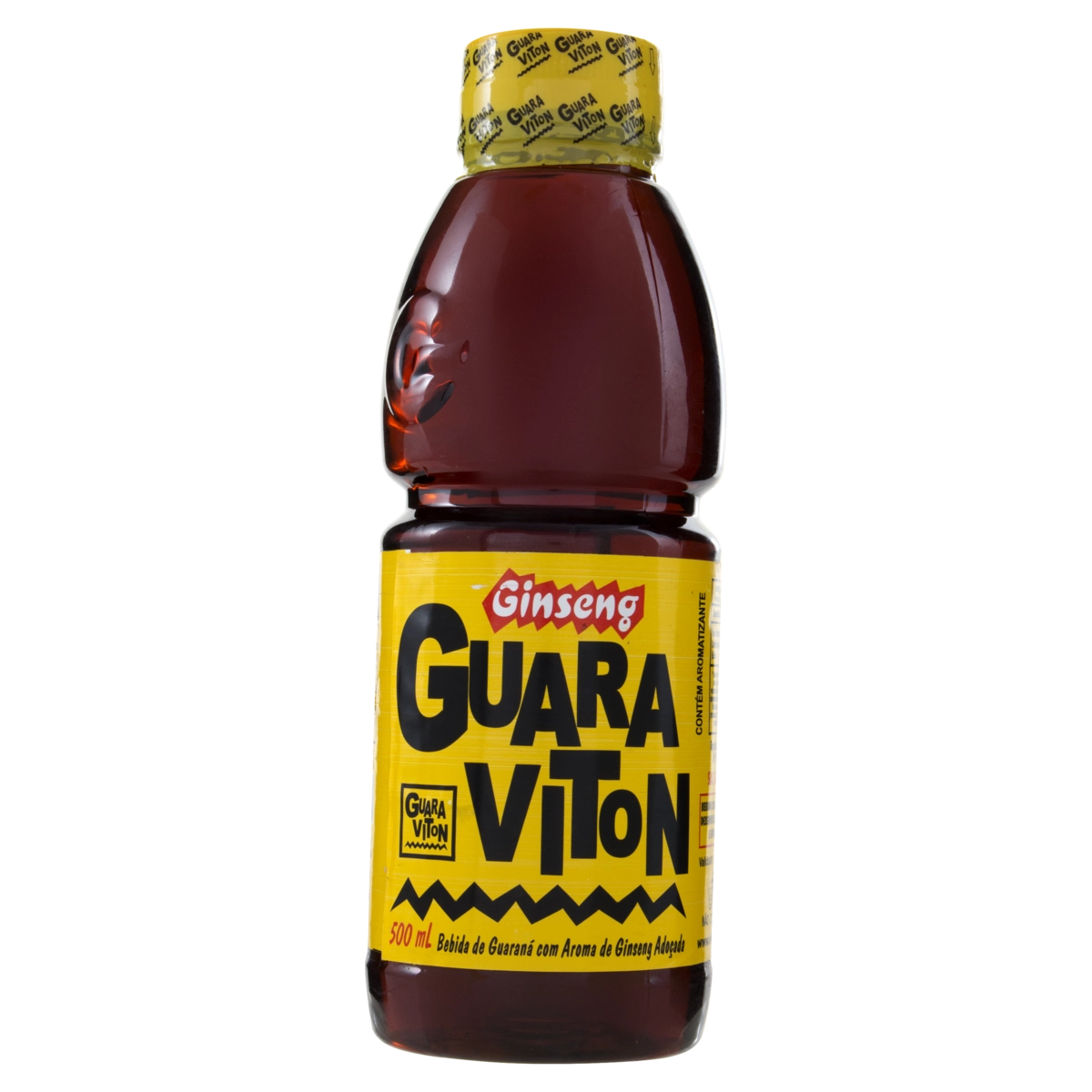 Bebida Adoçada Guaraná E Ginseng Guaraviton Garrafa 500ml