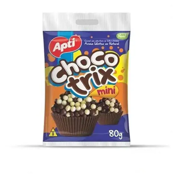 Ceral C/ Cobertura Chocotrix 80g Mini