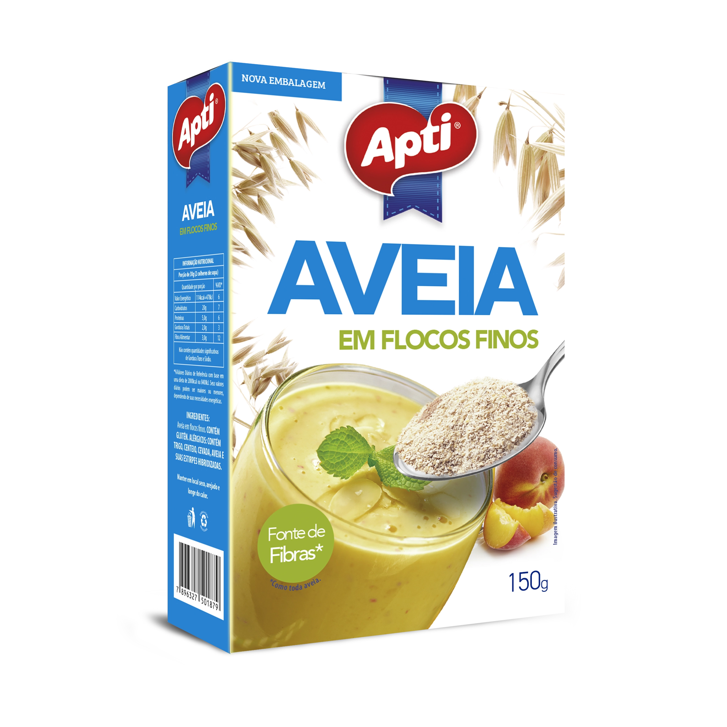 Aveia Em Flocos Finos Apti