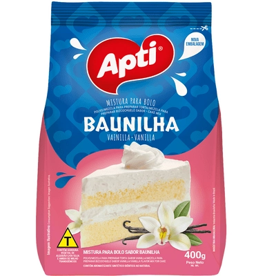Mist Bolo Apti 400gr Caixa Baunilha