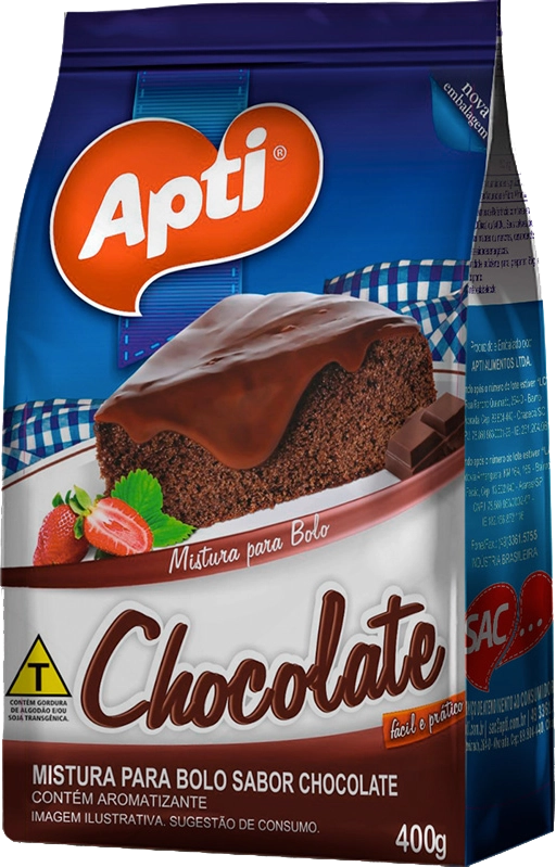 Bolo Apti Chocolate Caixa