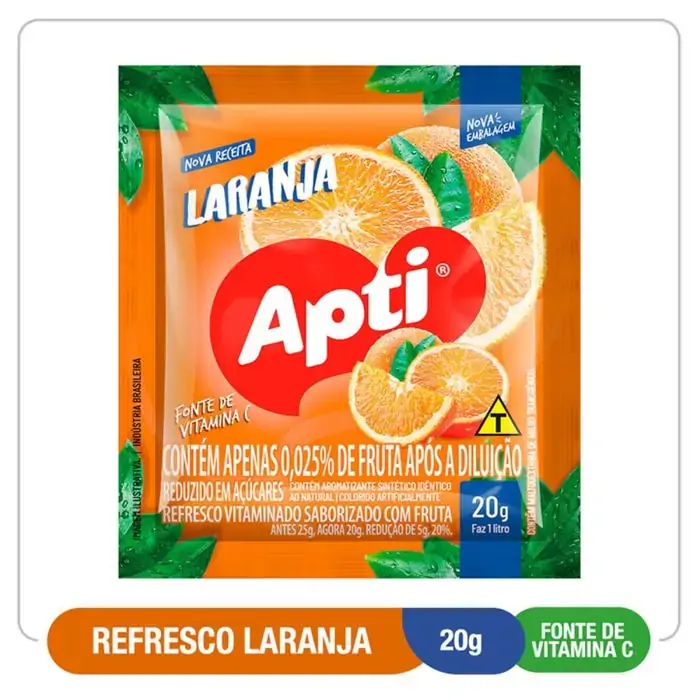 Refresco Po Laranja Apti 20g