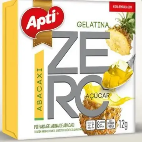 Gelatina Apti Zero Abacaxi
