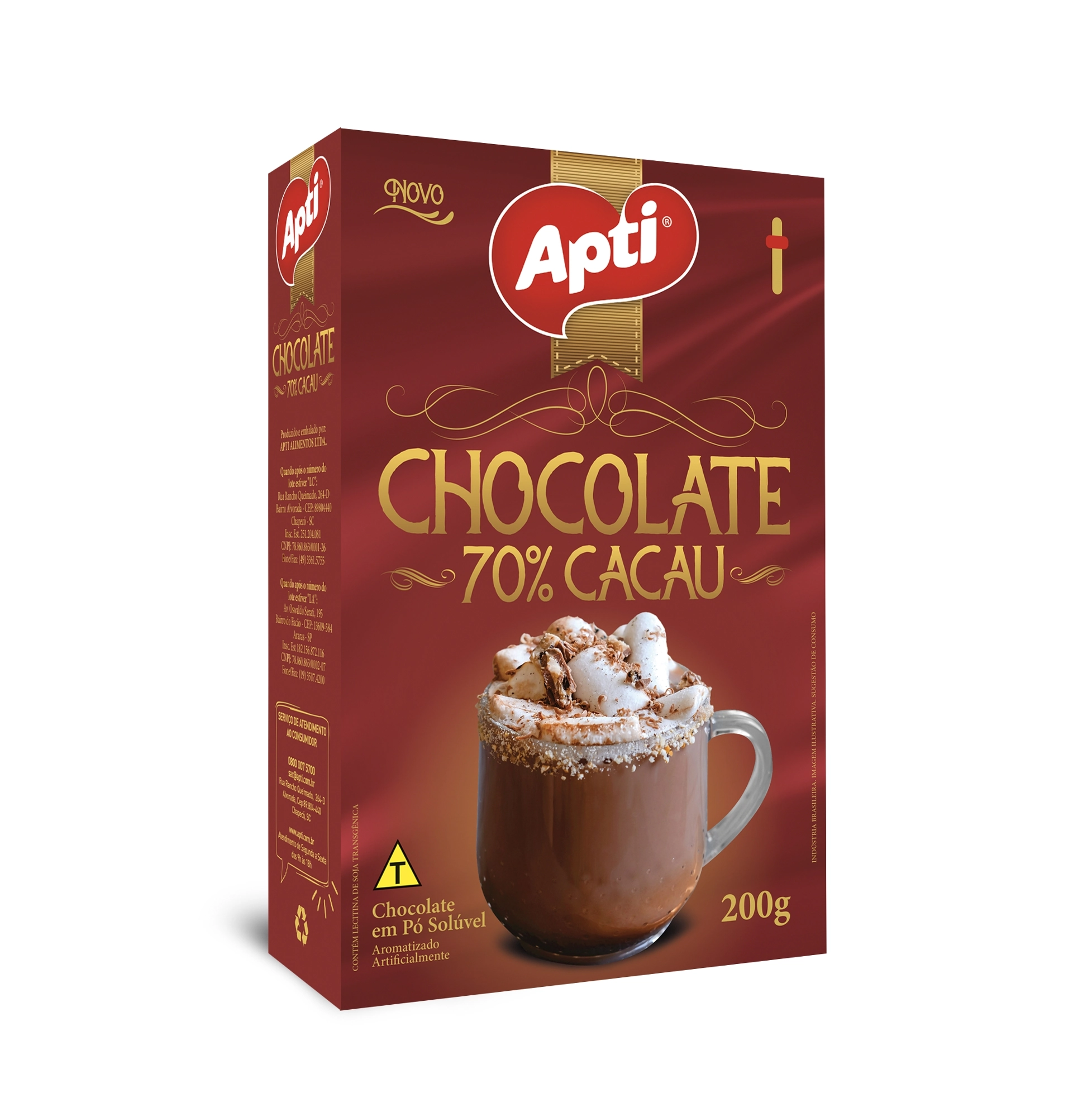 Chocolate Po Apti 70 Cacau