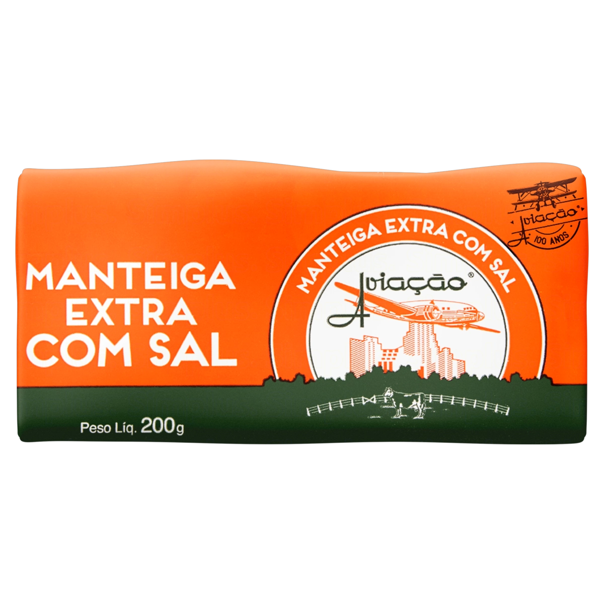 Manteiga Extra Com Sal Aviação 200g