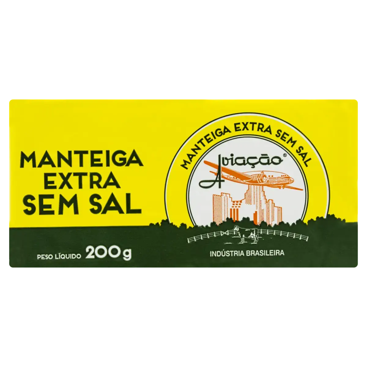 Manteiga Extra Sem Sal Aviação 200g