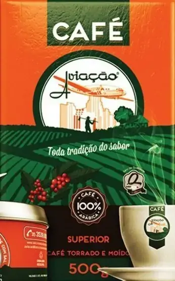 Café Torrado E Moído A Vácuo Especial Aviação Pacote 500g