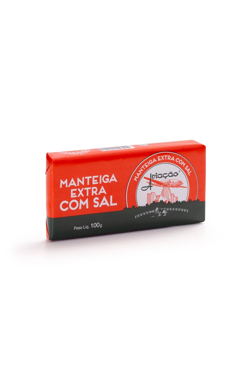 Manteiga Extra Com Sal Aviação 100g