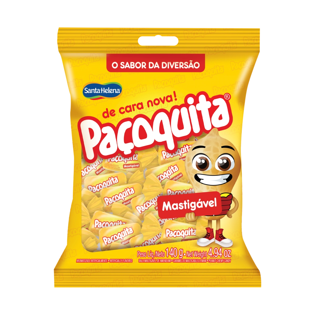Bala Amendoim Paçoquita Pacote 140g