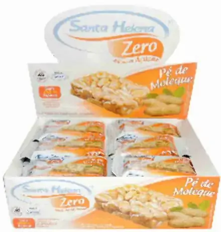 Pé De Moleque Crocante Cuida Bem Caixa 360g 24 Unidades
