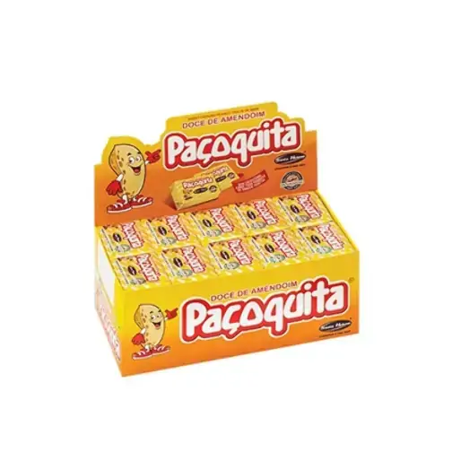 Paçoquita Santa Helena Retangular Embalada 1kg