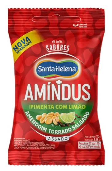 Amendoim Amindu S Santa Helena Pimenta Com Limão