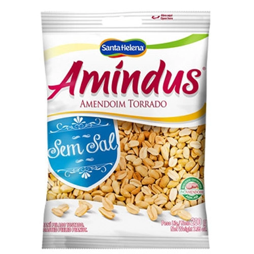 Amendoim Amindu S Santa Helena Torrado Sem Sal