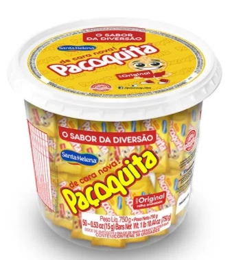 Pacoquita Rolha Embalada Pote 750g 1644 Santa Helena