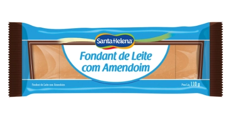 Fondant Santa Helena Leite C/amendoim 110g