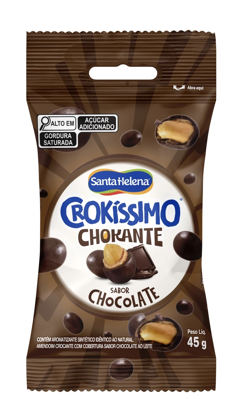Amendoim Crokissimo Chokante Chocolate 45g
