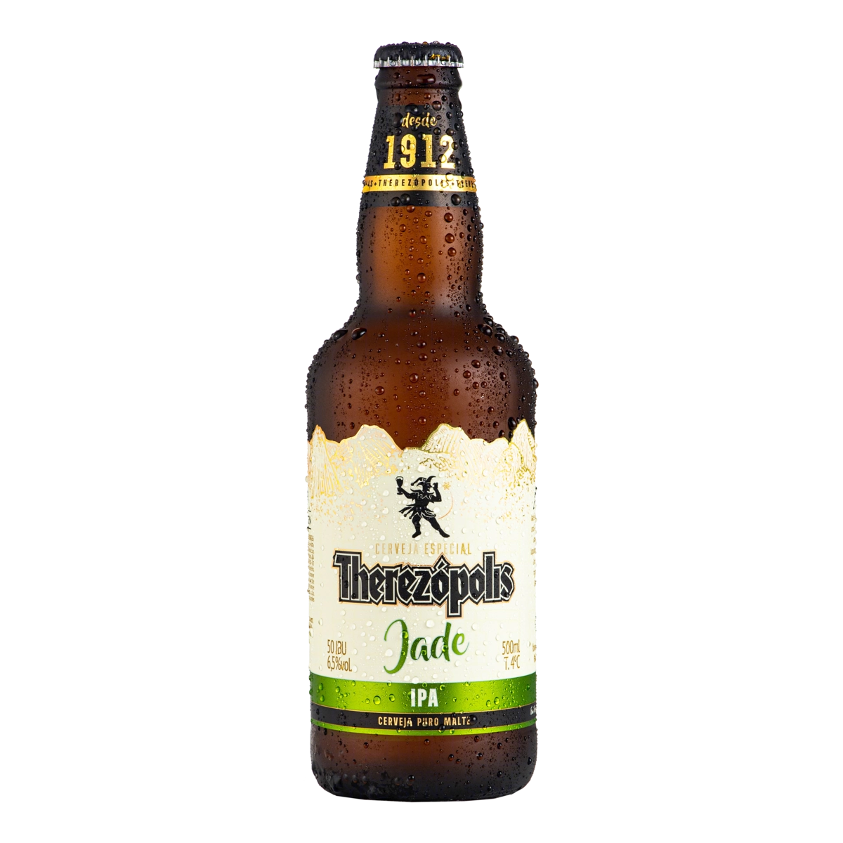 Cerveja Ipa Puro Malte Jade Therezópolis Garrafa 500ml