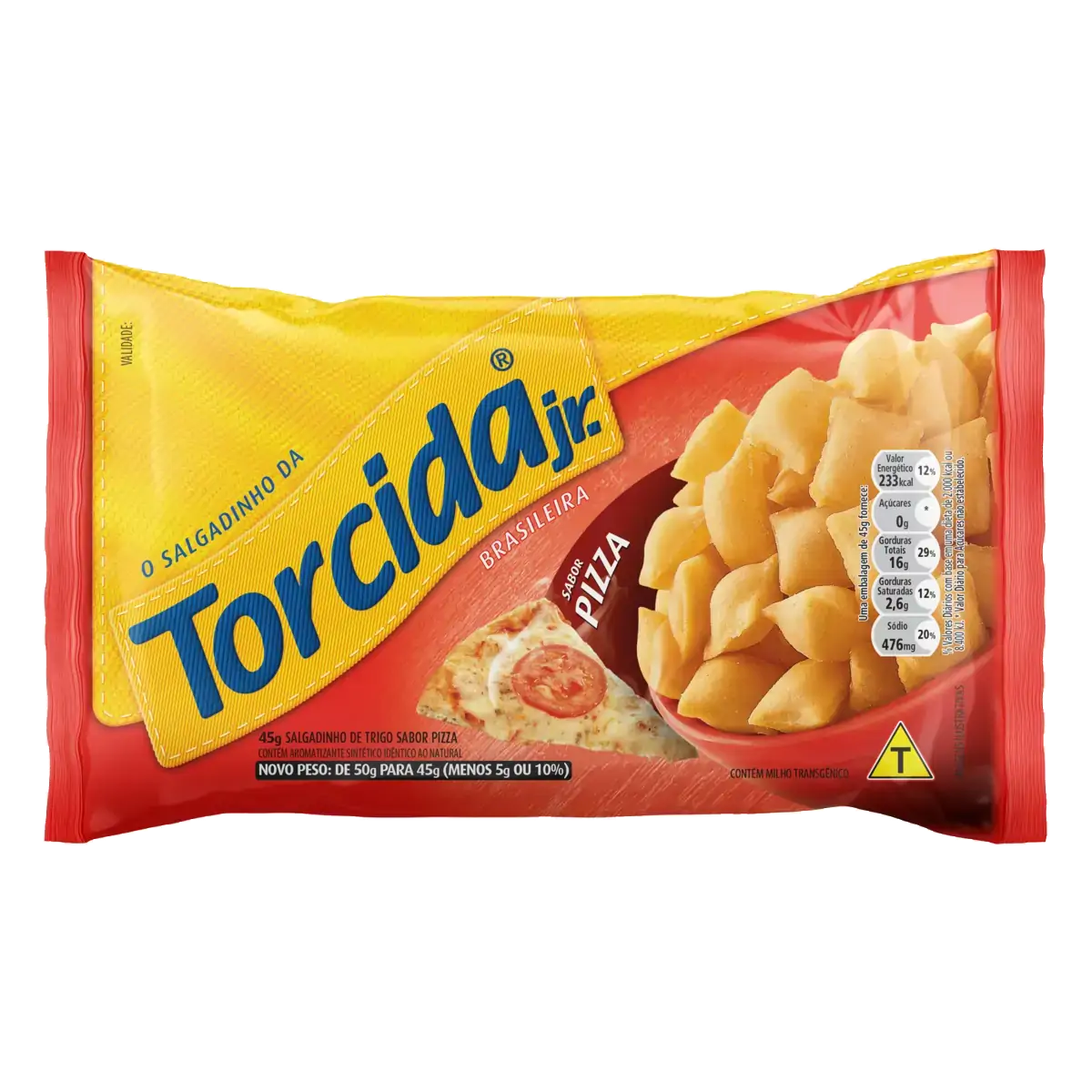 Salgadinho De Trigo Pizza Torcida Jr. Pacote 45g