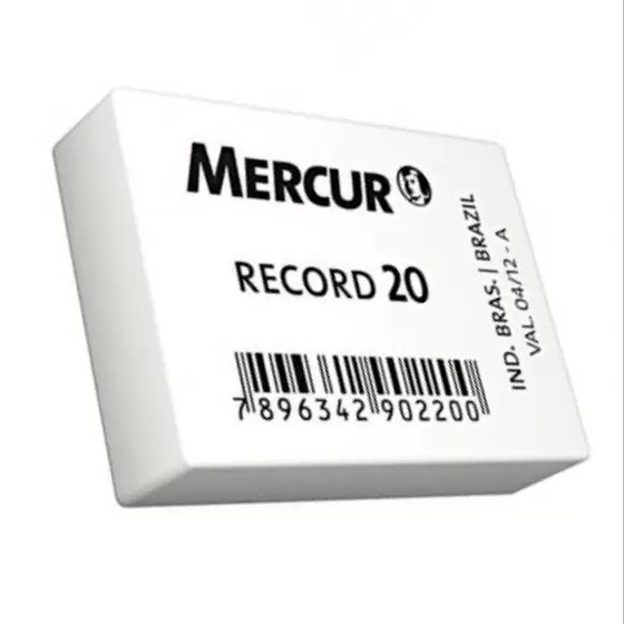 Mercur Record 20 Retangular Branco