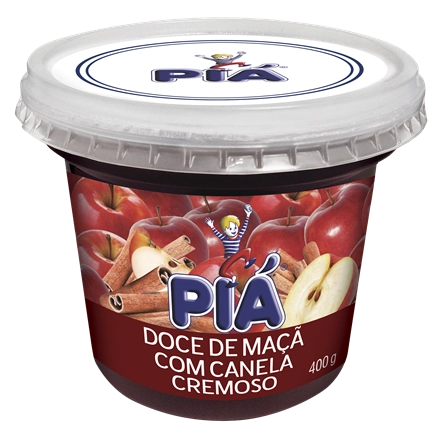 Doce Pia Frutas 400g Maca/canela