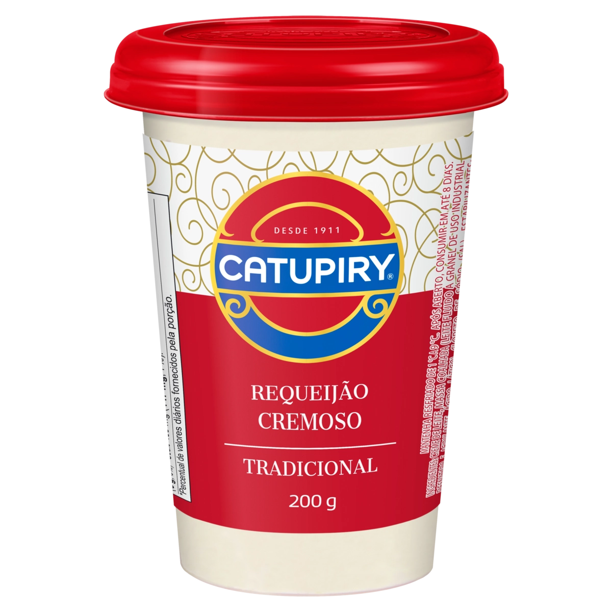 Catupiry Cremoso Light Com Fibras Copo