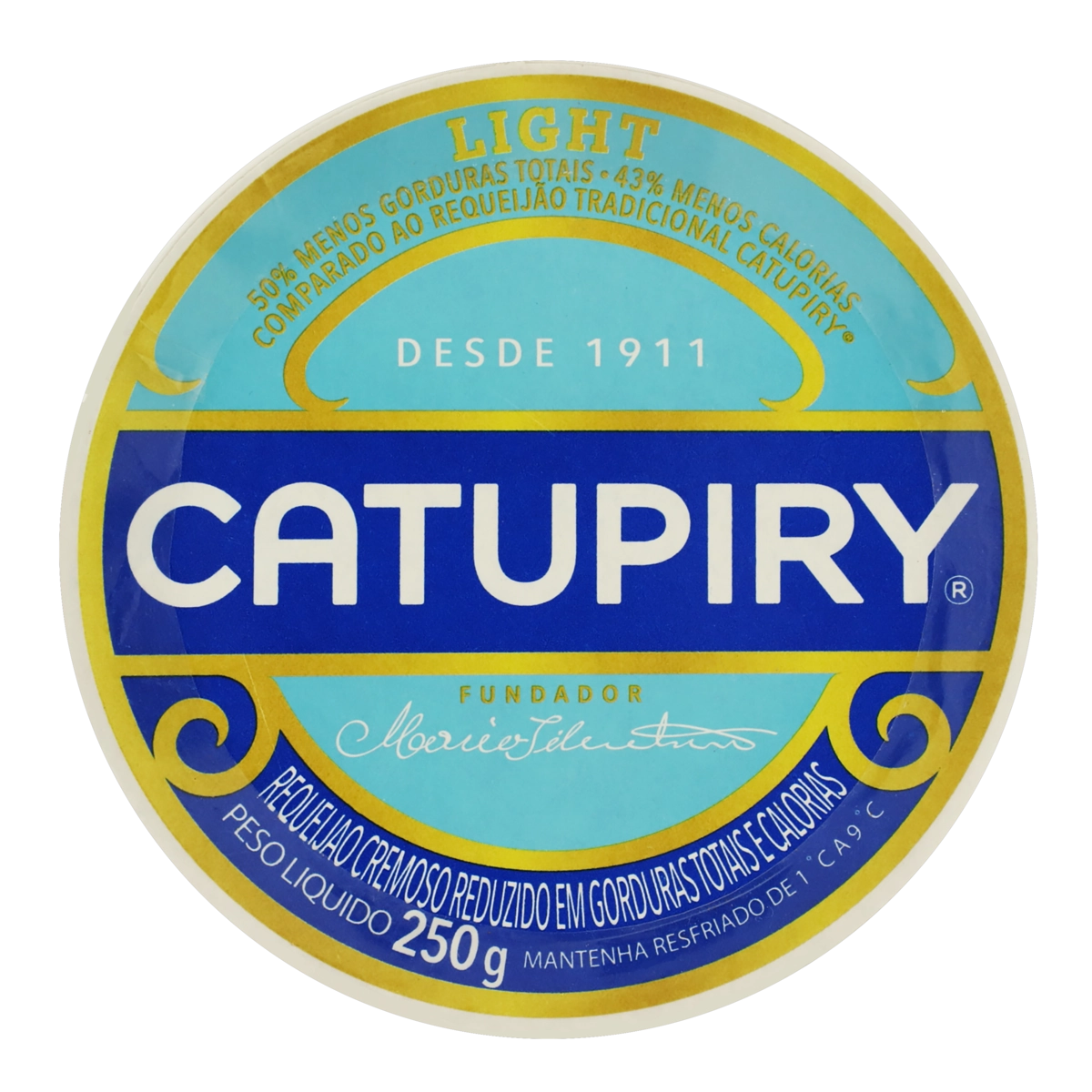 Requeijão Cremoso Light Catupiry Pote 250g