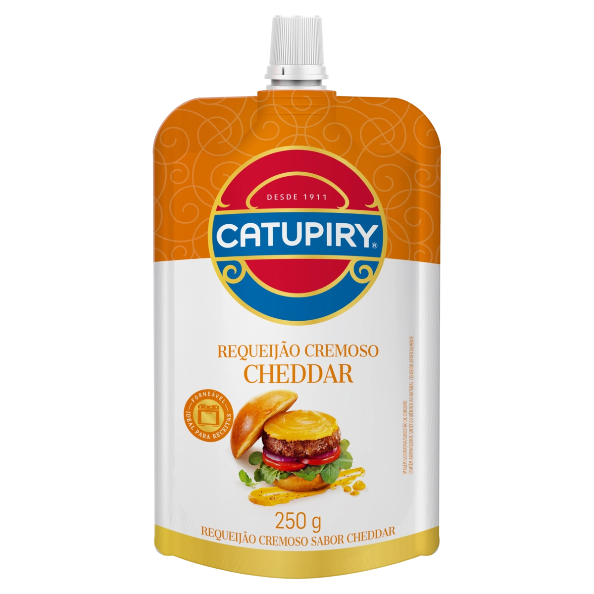 Requeijão Cremoso Cheddar Catupiry Squeeze 250g