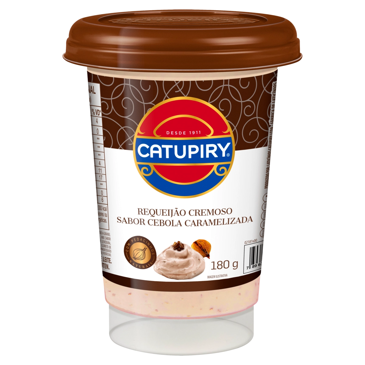 Requeijão Cremoso Cebola Caramelizada Catupiry Copo 180g