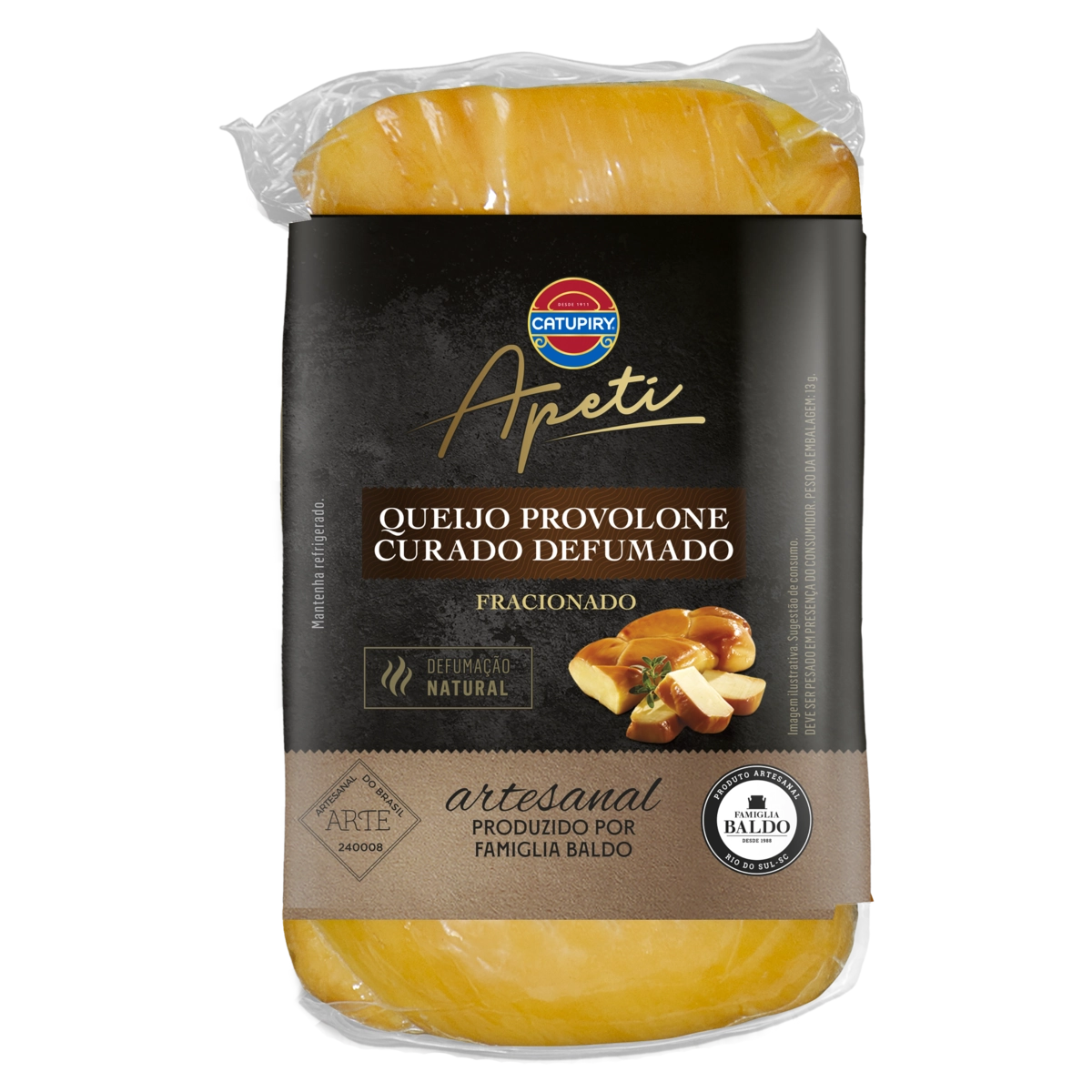 Queijo Provolone Fracionado Defumado Catupiry Apeti