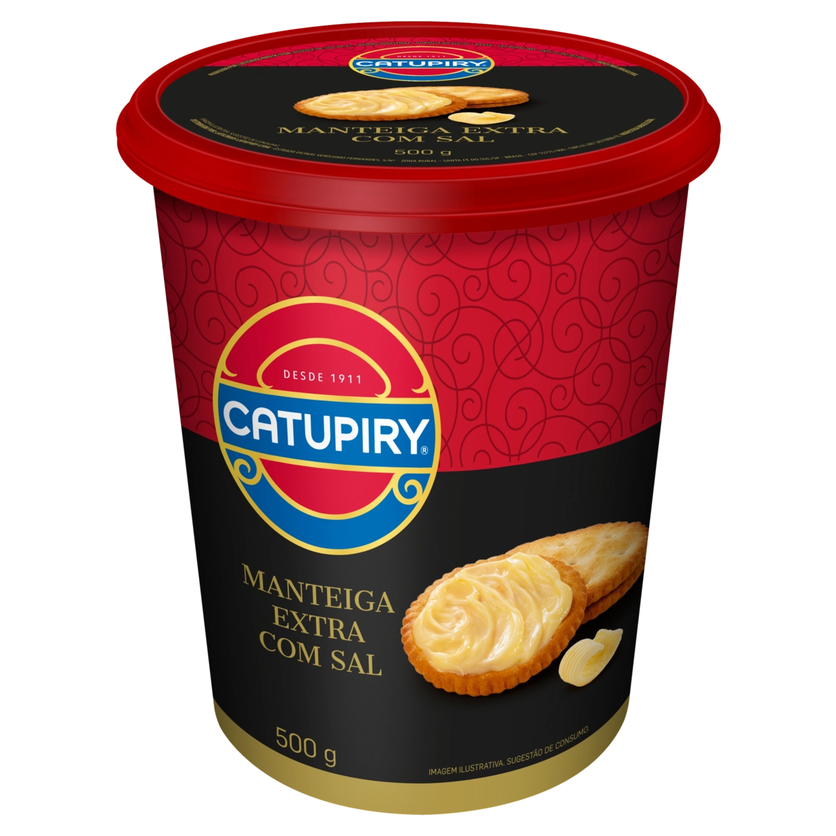 Manteiga Extra Com Sal Catupiry Pote 500g
