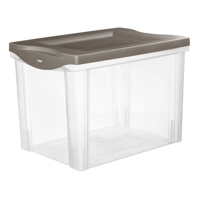 Caixa Organizadora Com Tampa 30l Sanremo Vista 417mm X 297mm X 289mm
